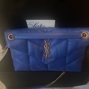 YSL small leather puffer